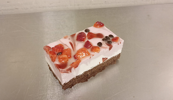 Aardbei gebak "vegan" afbeelding